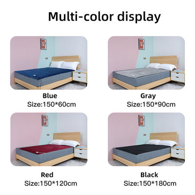 सुरक्षित और आरामदायक के लिए कई तापमान सेटिंग्स और सुरक्षा सुविधाओं के साथ मशीन धोने योग्य इलेक्ट्रिक गरम कंबल