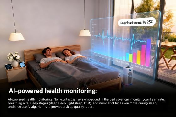 समायोज्य तापमानबहुक्रियाशील विद्युत गद्दे कवर शीतलन और हीटिंग पानी ठंडा पैड के साथ चिकित्सा सुविधा एफ सेटिंग्स 45-65 डिग्री के लिए व्यक्तिगत आराम में हीटिंग और शीतलन गद्दे पैड