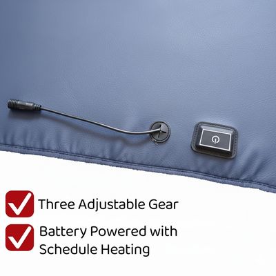 पीयू सामग्री के साथ गर्म गोल्फ कार्ट सीट कवर तीन तापमान सेटिंग्स और 4 घंटे ऑटो बंद टाइमर गर्मी के लिए