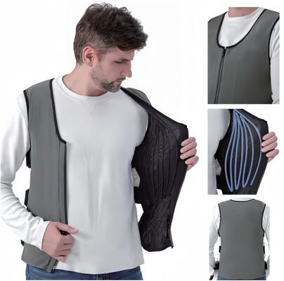 Ergonomic fit Intelligent Cooling Vest tailored for comfort and heat management during extended outdoor work periods