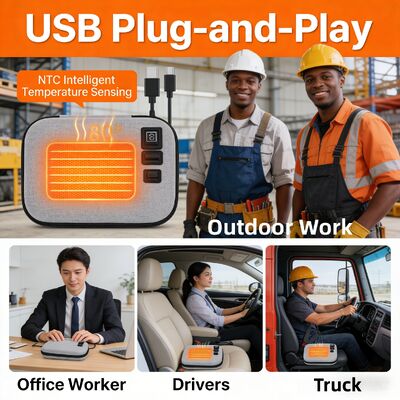 खाद्य ग्रेड एल्यूमीनियम पन्नी अस्तर और USB संचालित हीटिंग प्रौद्योगिकी के साथ पोर्टेबल तह खाद्य हीटिंग बैग किसी भी समय के लिए