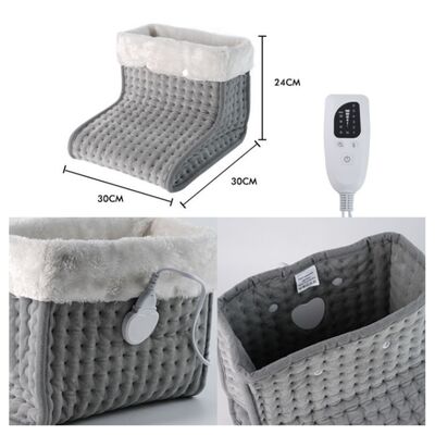 SHEERFOND Portable Winter USB Battery-Powered 220V Eco-friendly Polyester Adjustable Thermostat Ventilation Foot Warmth for