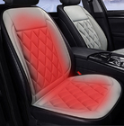 लेदर हीटेड कार सीट कुशन यूएसबी चार्जिंग ग्राफीन फास्ट हीटिंग