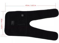 OEM इलेक्ट्रिक ताप घुटने की मालिश, हीट थेरेपी घुटने लपेटें ब्रेस 47 × 20 सेमी आकार: