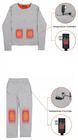सुदूर इन्फ्रारेड इलेक्ट्रिक गर्म कपड़े ग्रैफेन फिल्म सामग्री यूएसबी चार्जिंग