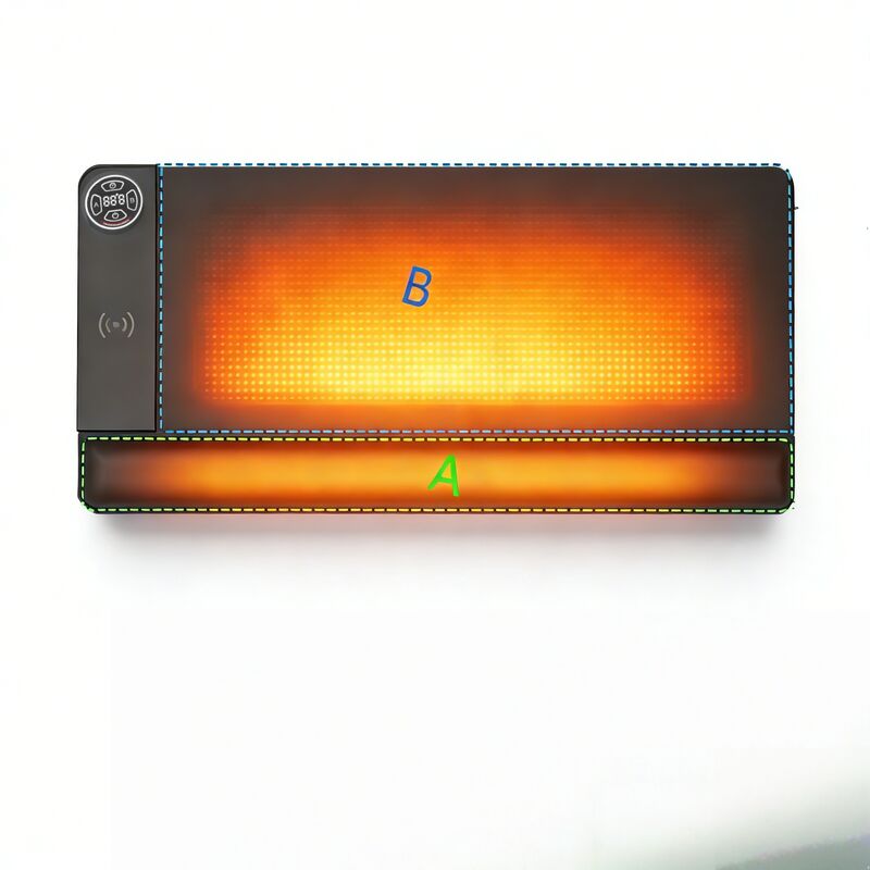 वायरलेस चार्जिंग और कलाई आराम के साथ ओवरहीट सुरक्षा अनुकूलित गर्म माउस पैड इंटेलिजेंट हीटिंग माउस पैड