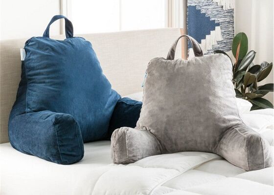 हीटिंग श्रेडेड फोम रीडिंग पिलो, आर्म्स के साथ इलेक्ट्रिक बेड रेस्ट पिलो