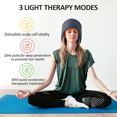 660nm हेयर ग्रोथ कैप एलईडी रेड लाइट थेरेपी और 270 एलईडी रेड लाइट और लेजर थेरेपी कैप